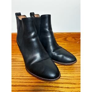 Madewell Size 10 Black Bootie The Regan JB307 Shoe Heel